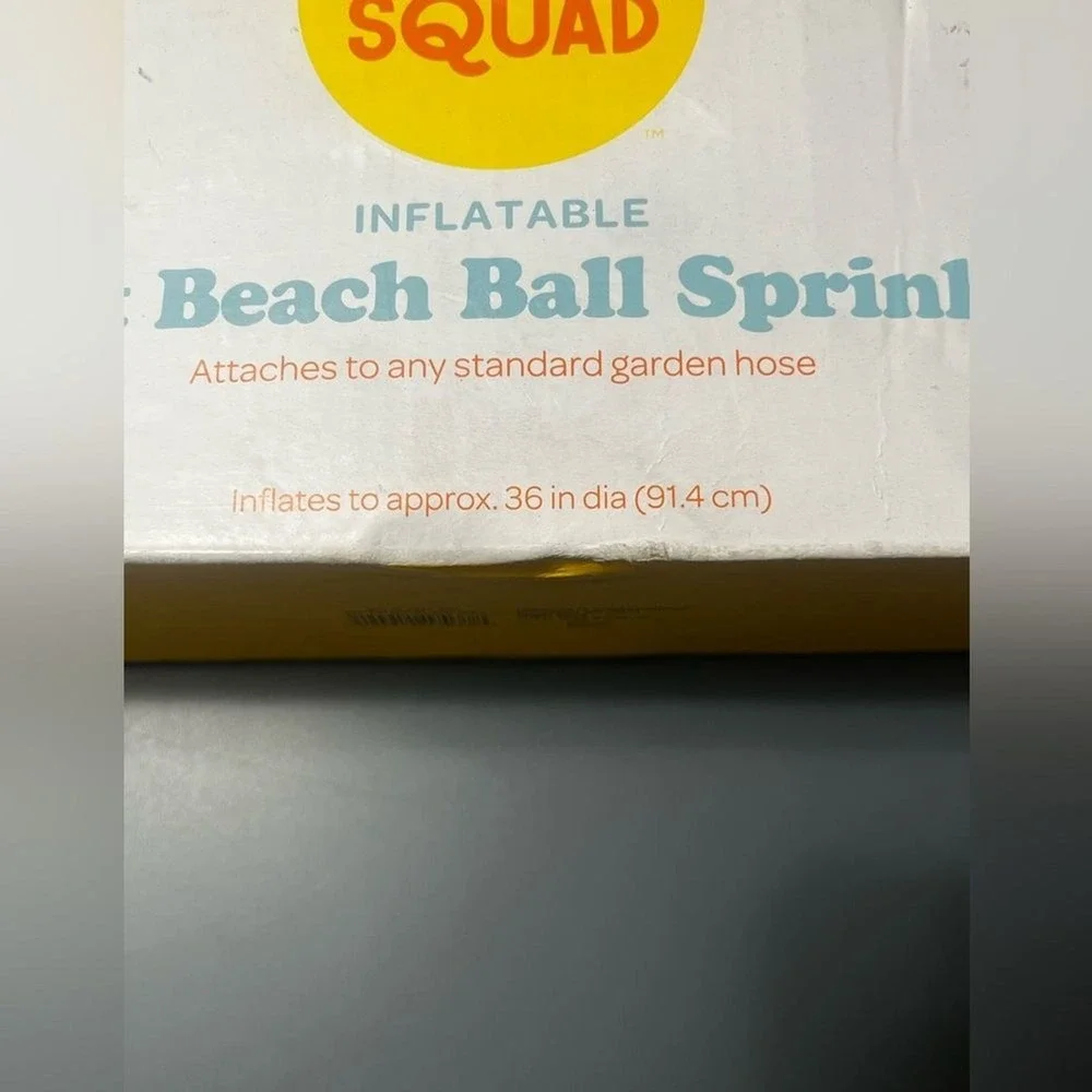 Sun Squad Inflatable Giant Beach Ball Sprinkler Kids (36